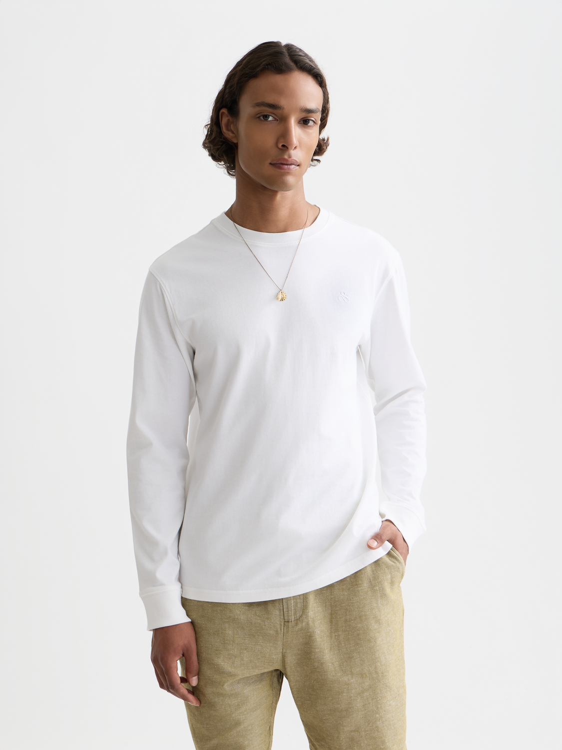 Logo long sleeved t-shirt - Scotch & Soda AU