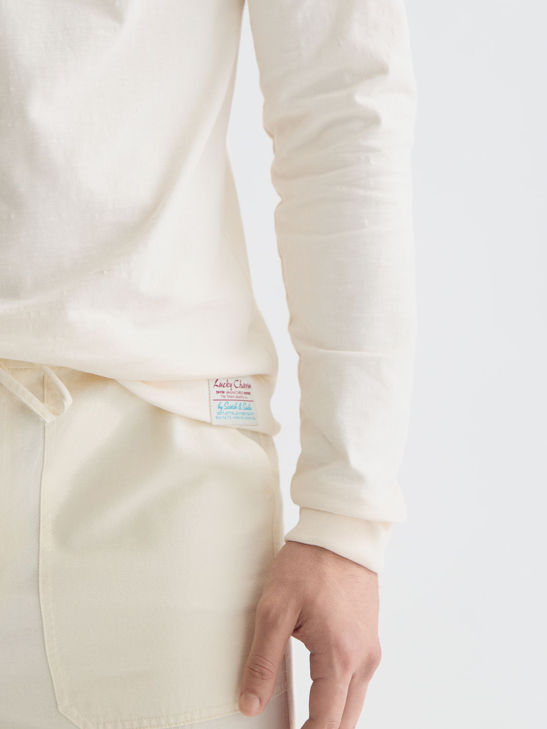 Slub henley shirt - Scotch & Soda AU