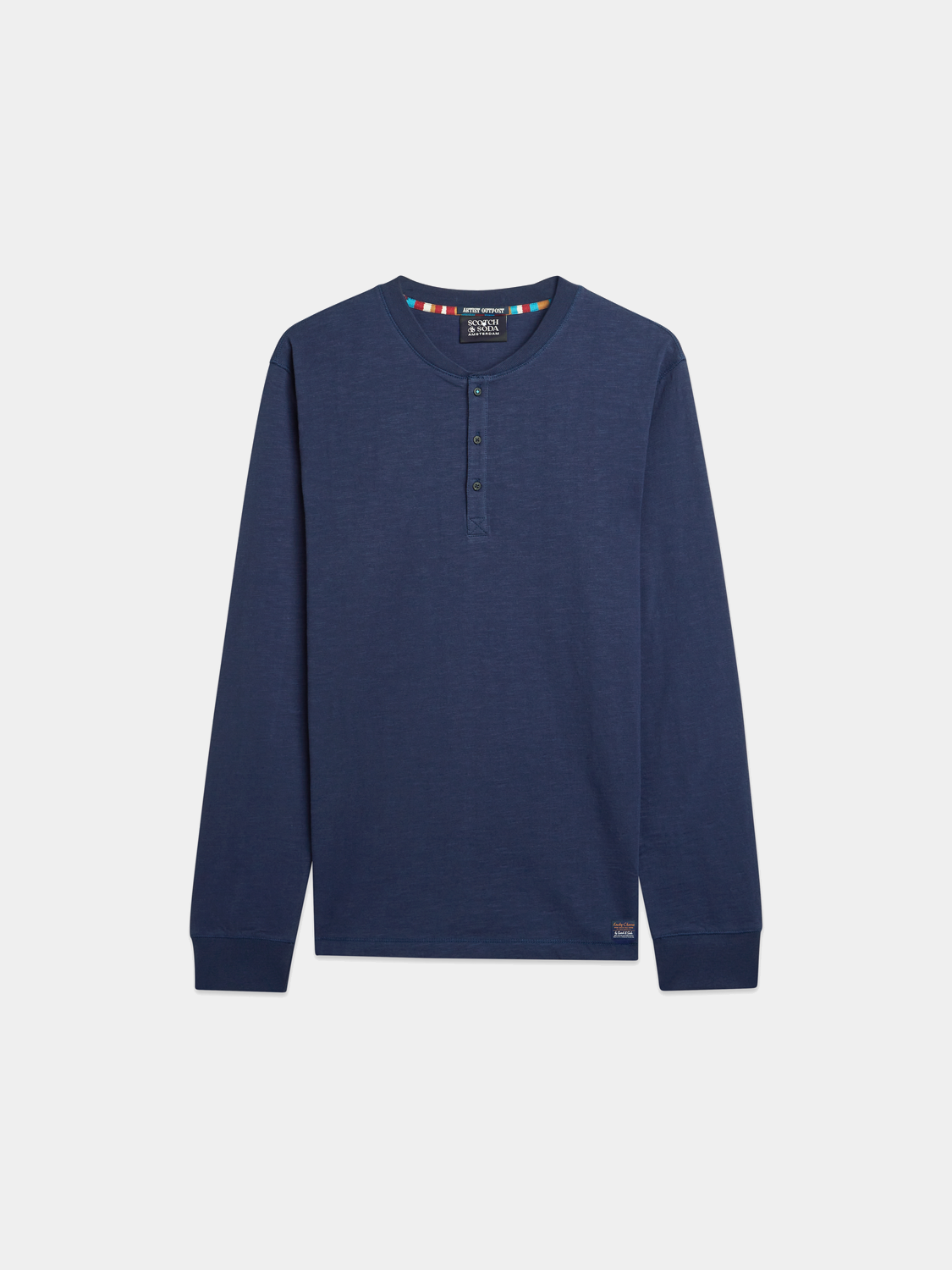 Slub henley shirt - Scotch & Soda AU