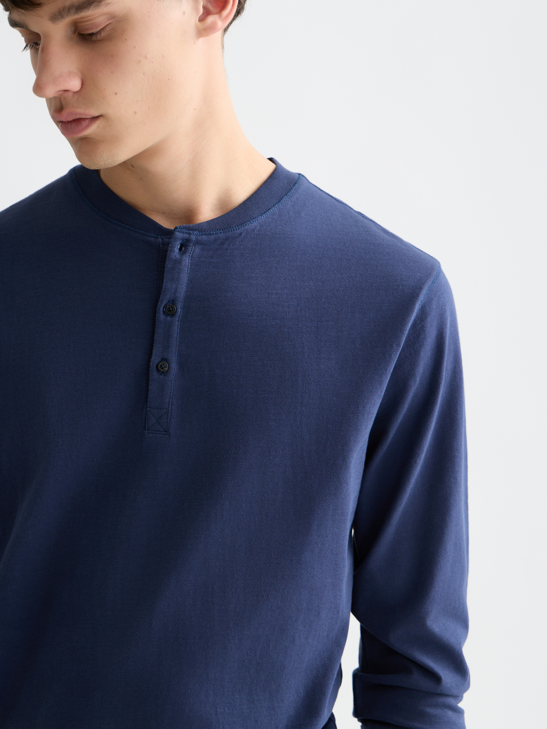 Slub henley shirt - Scotch & Soda AU