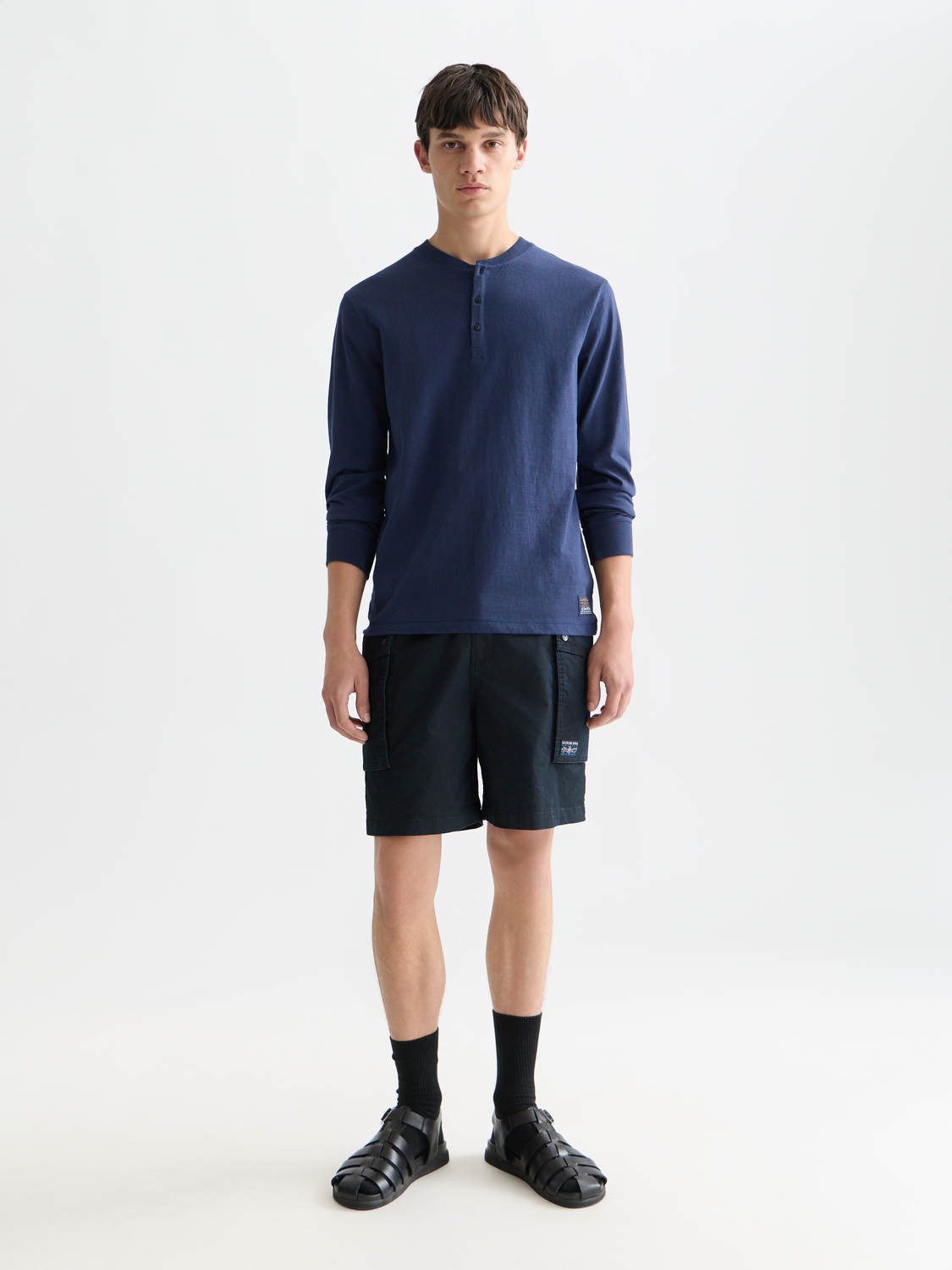 Slub henley shirt - Scotch & Soda AU