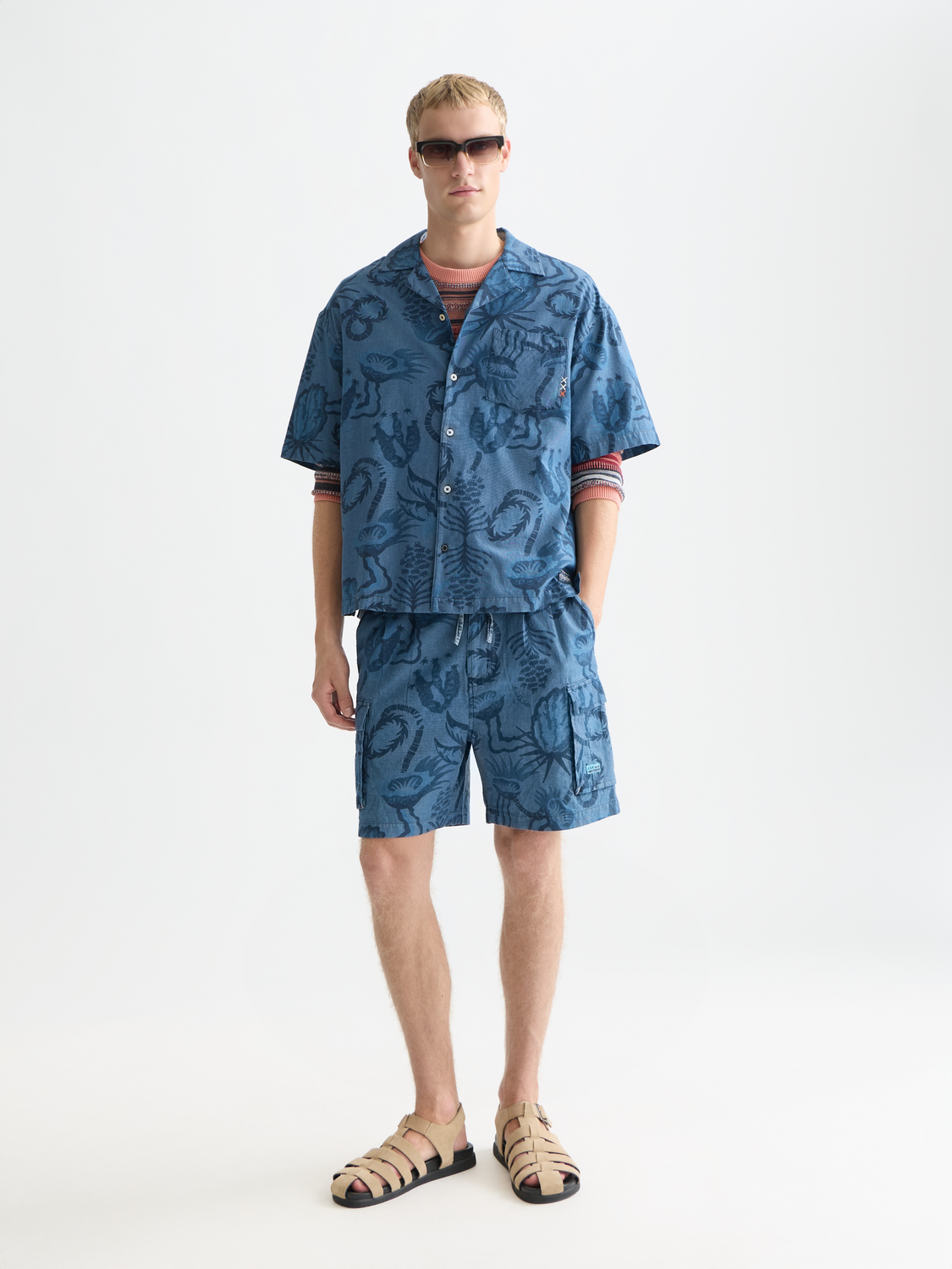 Printed cargo shorts - Scotch & Soda AU
