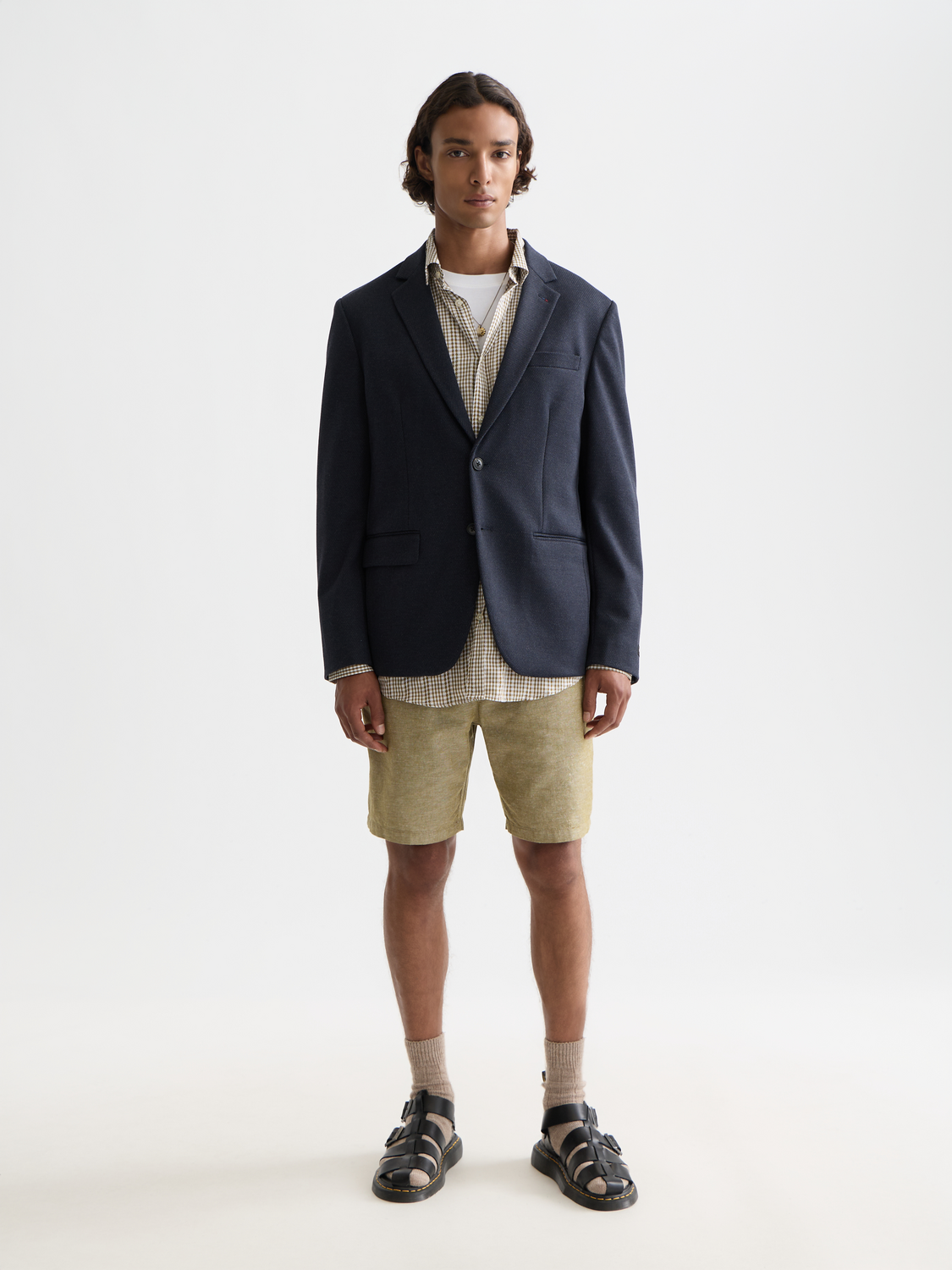 Fave cotton-linen shorts - Scotch & Soda AU