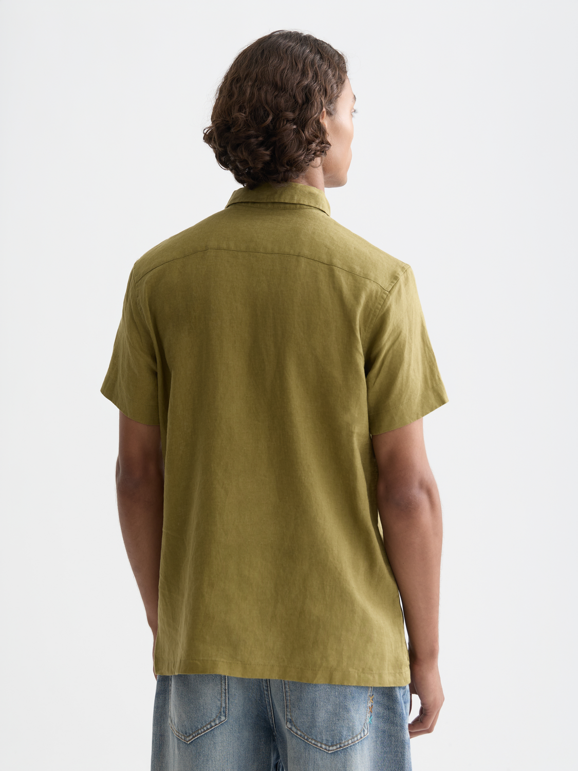 Short sleeved linen shirt - Scotch & Soda AU