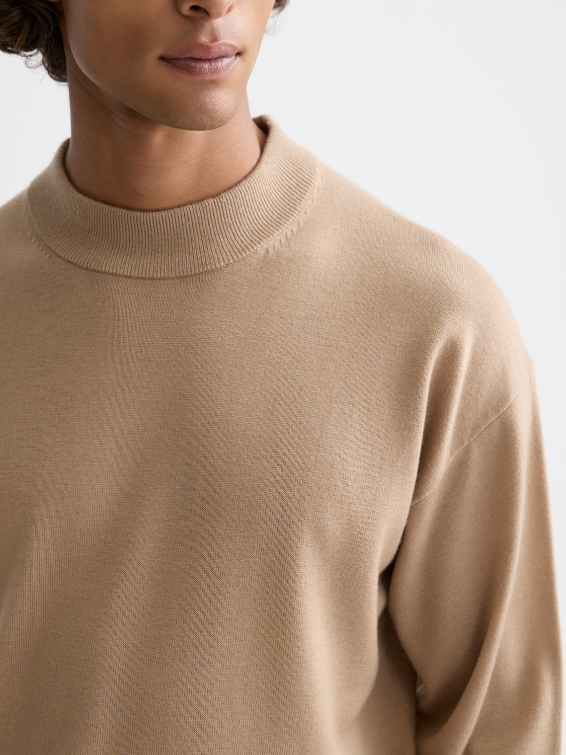 Dropped shoulder mock neck - Scotch & Soda AU