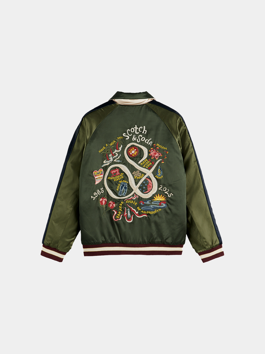 Reversible souvenir bomber - Scotch & Soda AU
