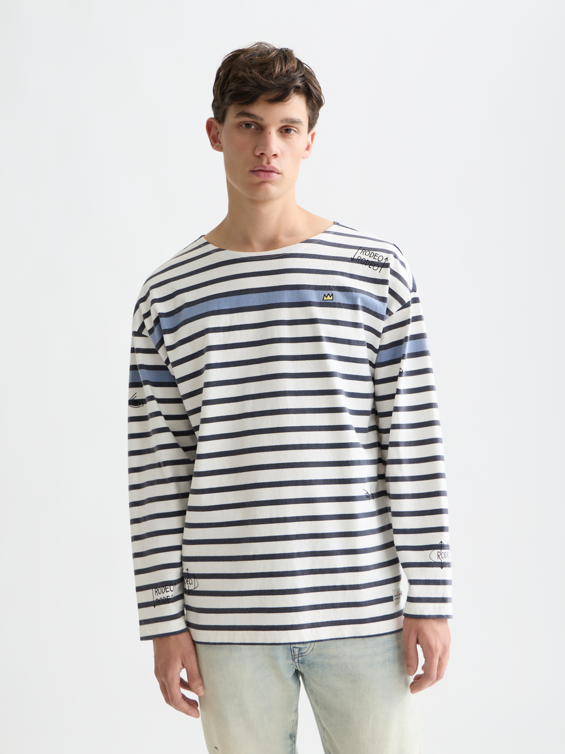 Basquiat breton L/S T-shirt - Scotch & Soda AU