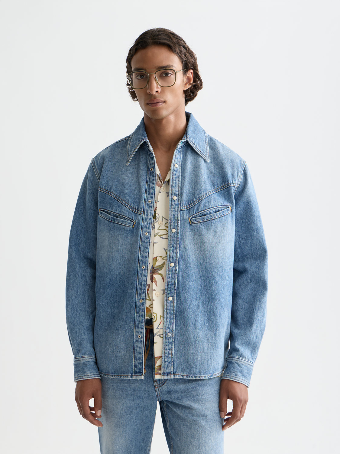 Washed denim shirt - Scotch & Soda AU