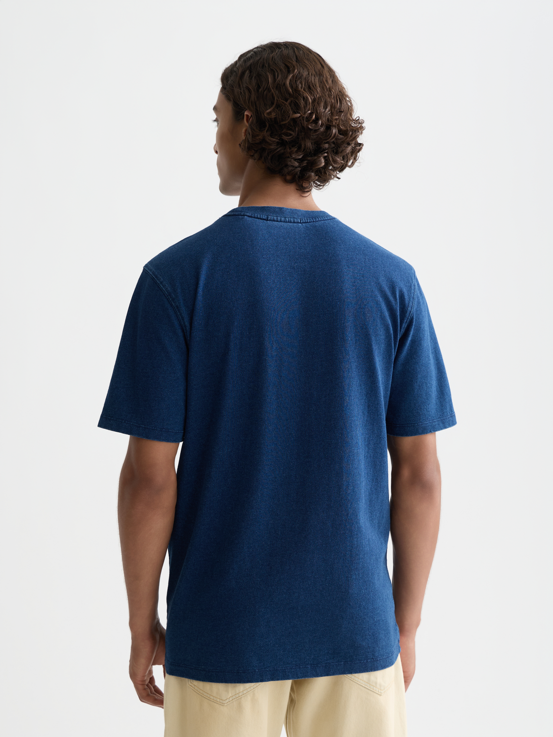 Embroidered indigo t-shirt - Scotch & Soda AU