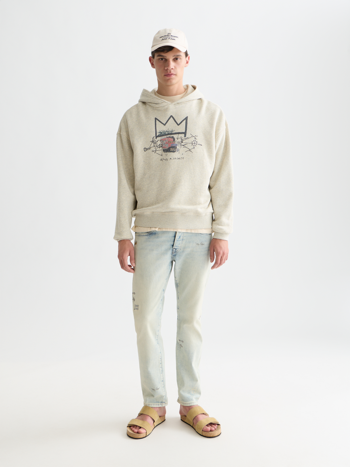 Basquiat relaxed fit hoodie - Scotch & Soda AU