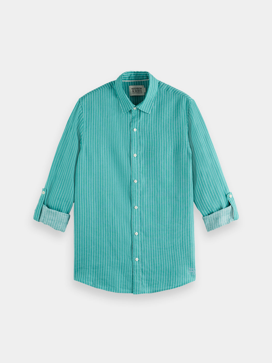 Striped linen shirt - Scotch & Soda AU