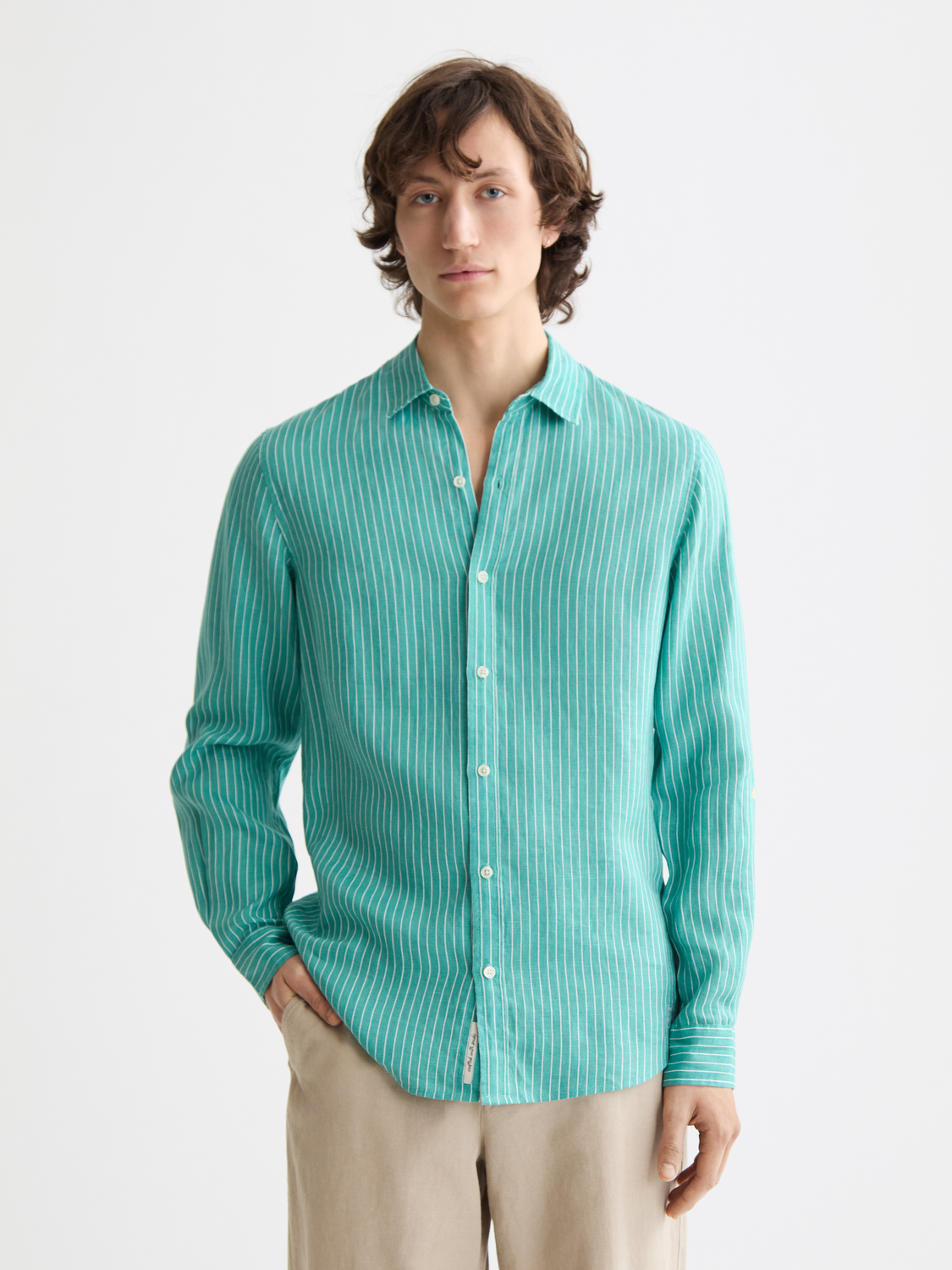 Striped linen shirt - Scotch & Soda AU