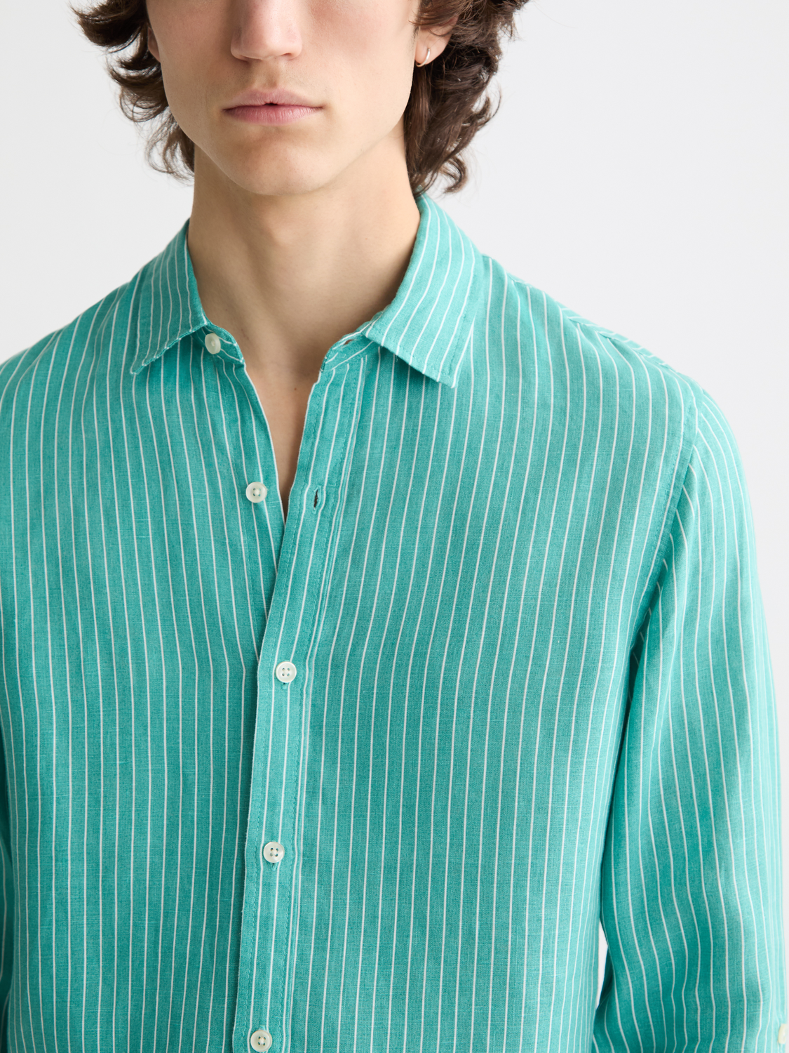 Striped linen shirt - Scotch & Soda AU