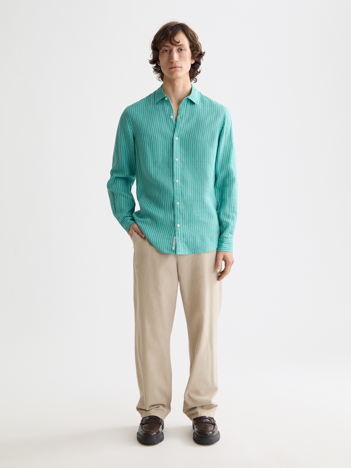 Striped linen shirt - Scotch & Soda AU