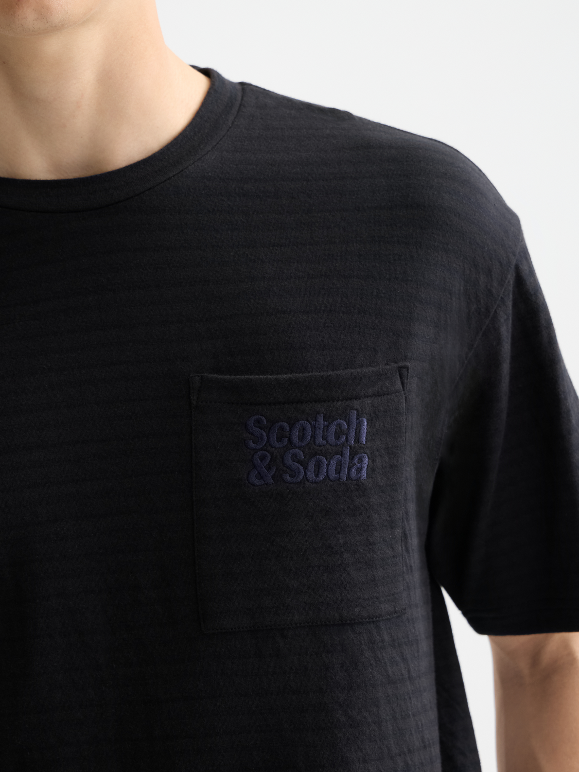 Double face pocket t-shirt - Scotch & Soda AU