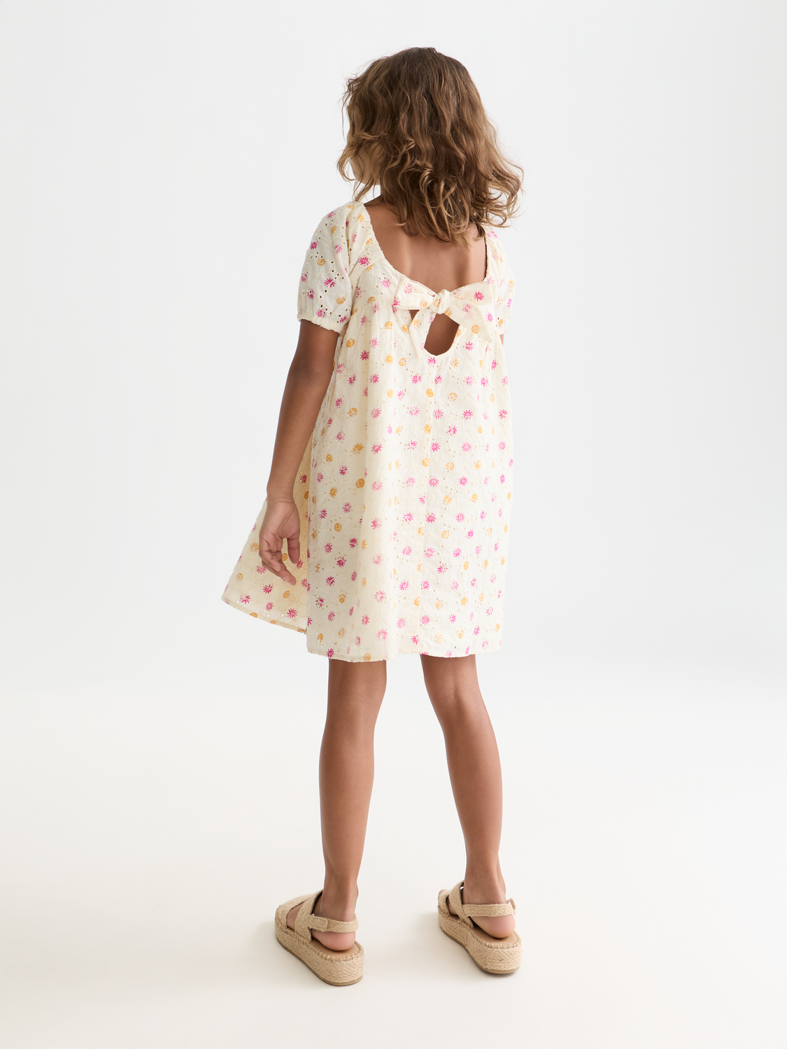 Kids - Embroidered printed dress - Scotch & Soda AU