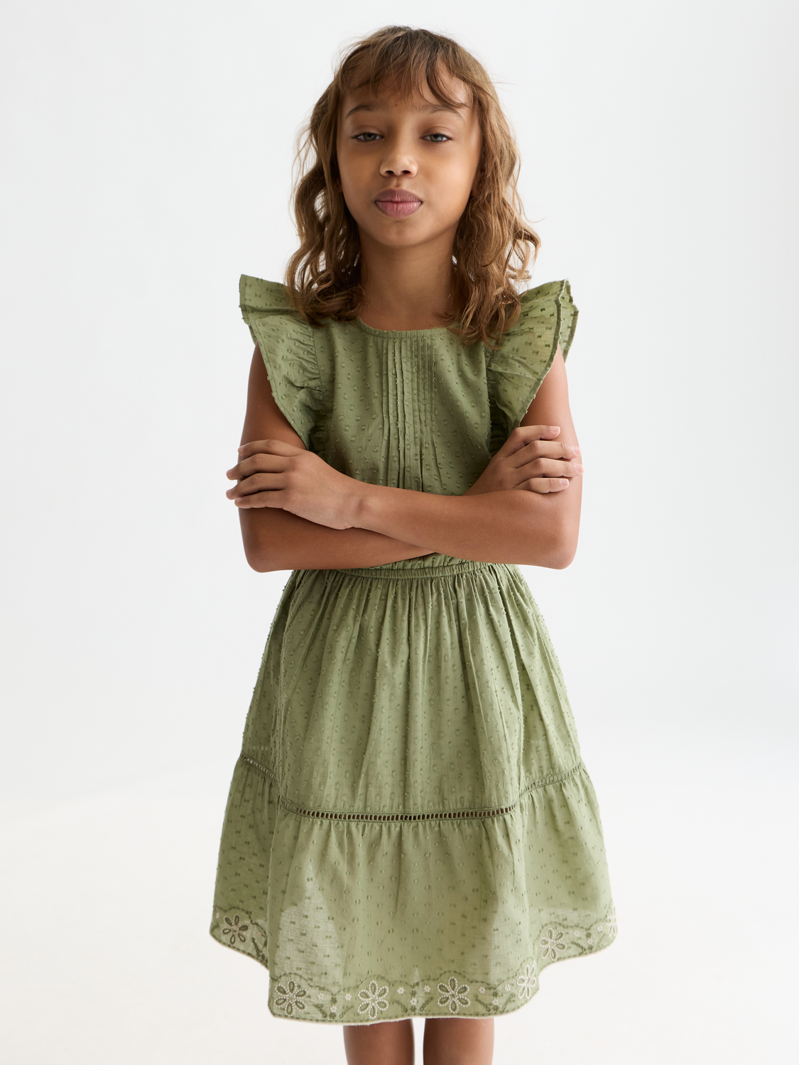 Kids - Embroidered jacquard dress - Scotch & Soda AU