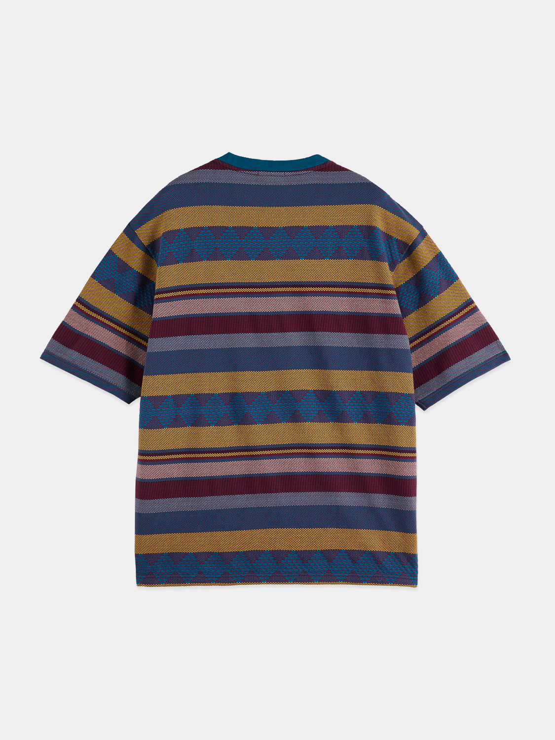 Jacquard knitted t-shirt - Scotch & Soda AU