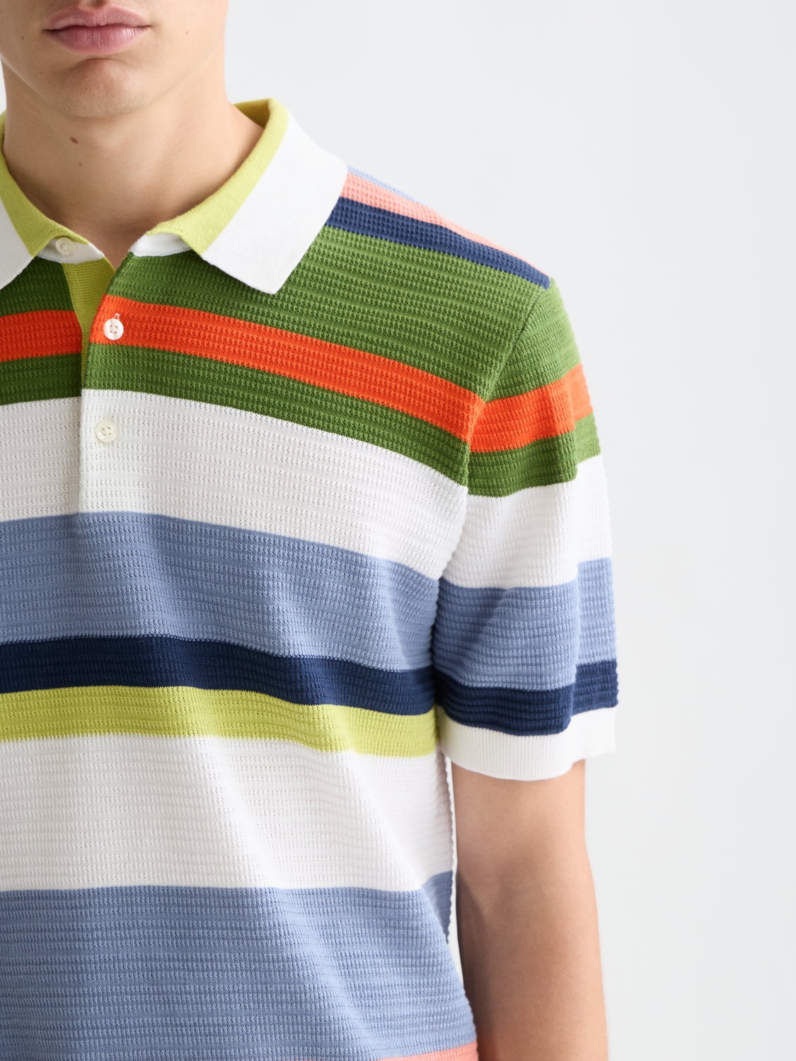 Knitted striped polo - Scotch & Soda AU