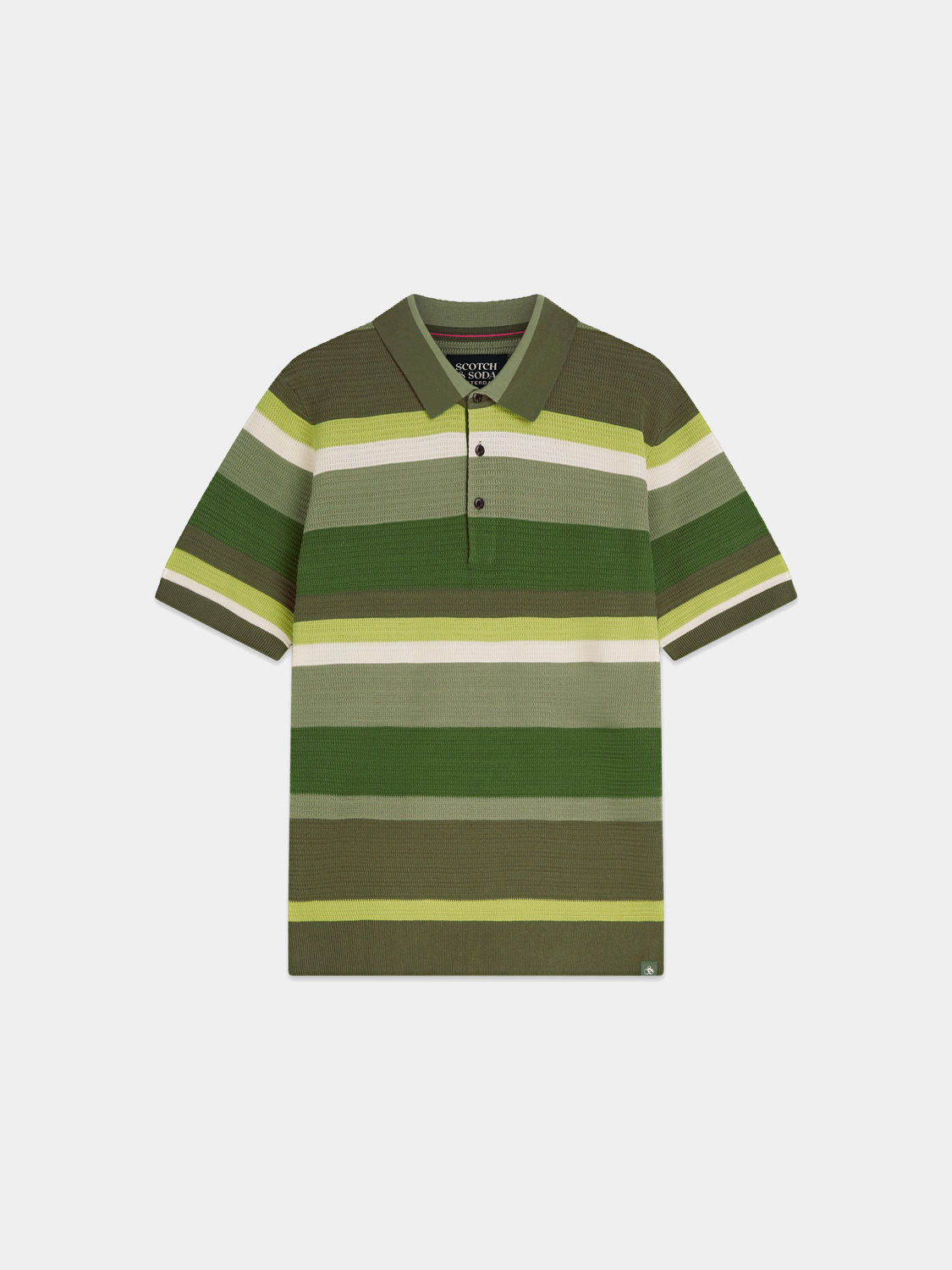 Knitted striped polo - Scotch & Soda AU