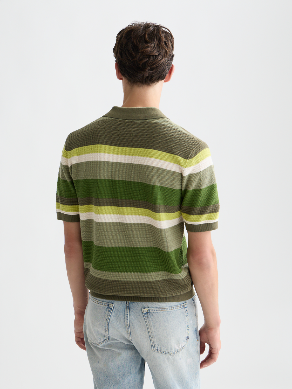 Knitted striped polo - Scotch & Soda AU
