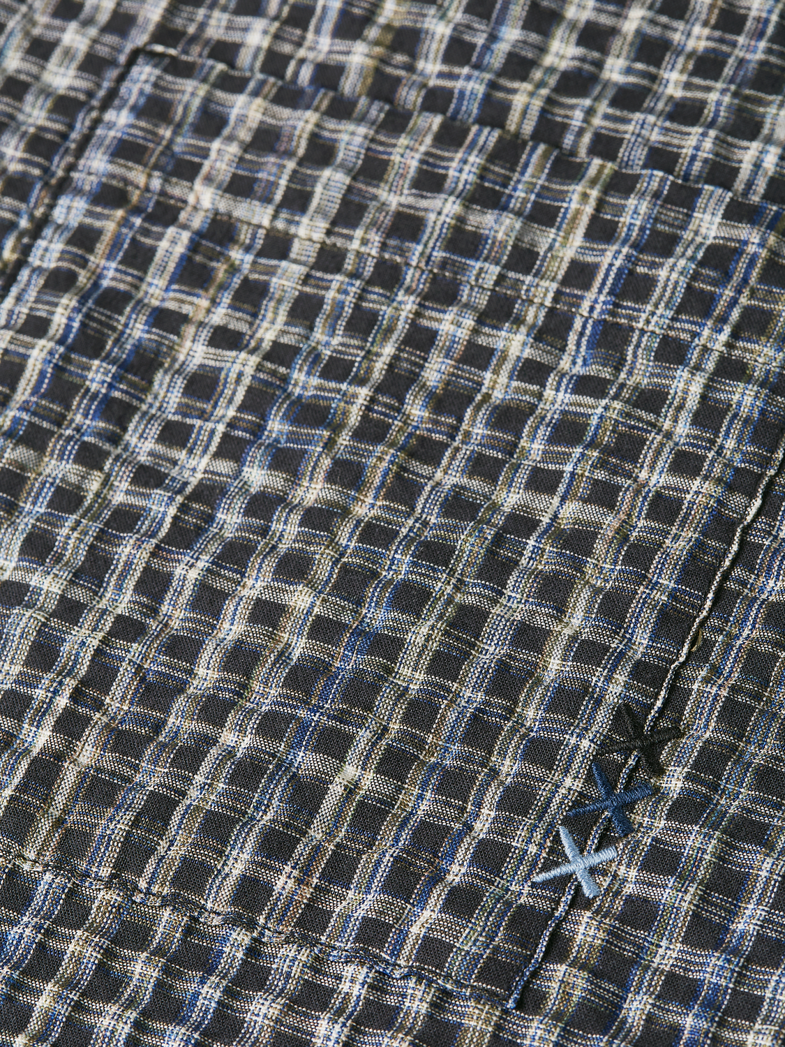 Seersucker micro-check shirt - Scotch & Soda AU