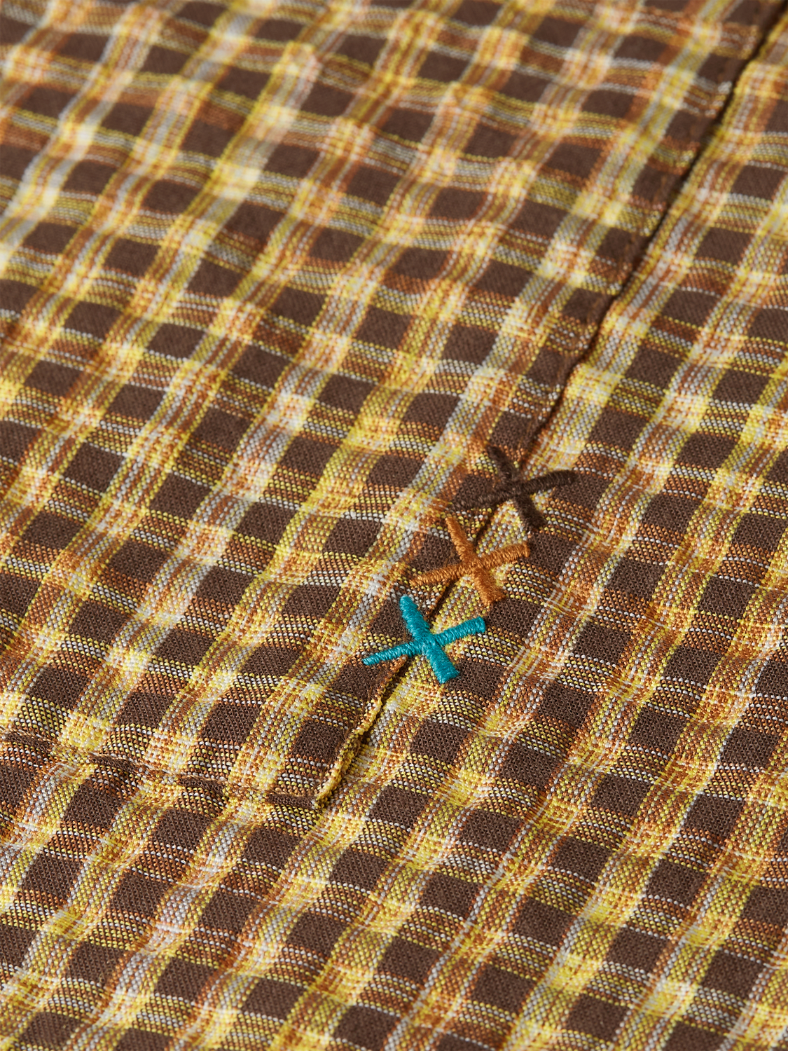 Seersucker micro-check shirt - Scotch & Soda AU