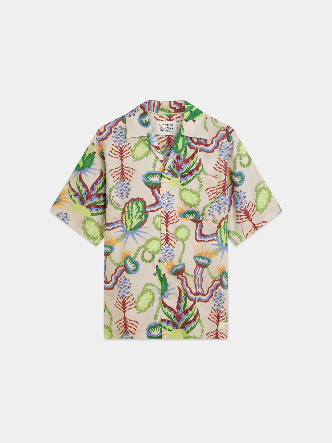 Printed short sleeved shirt - Scotch & Soda AU
