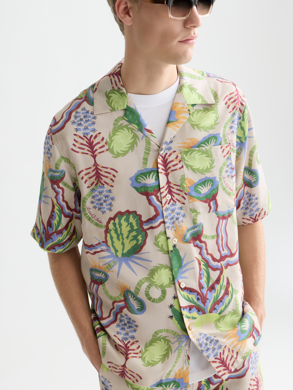 Printed short sleeved shirt - Scotch & Soda AU