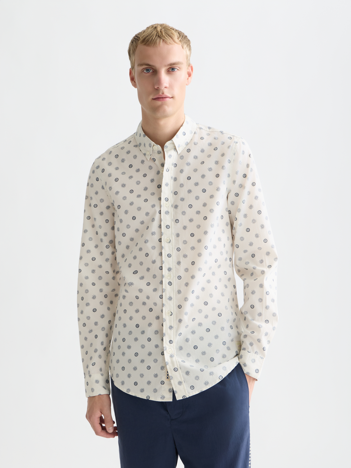 Printed poplin shirt - Scotch & Soda AU