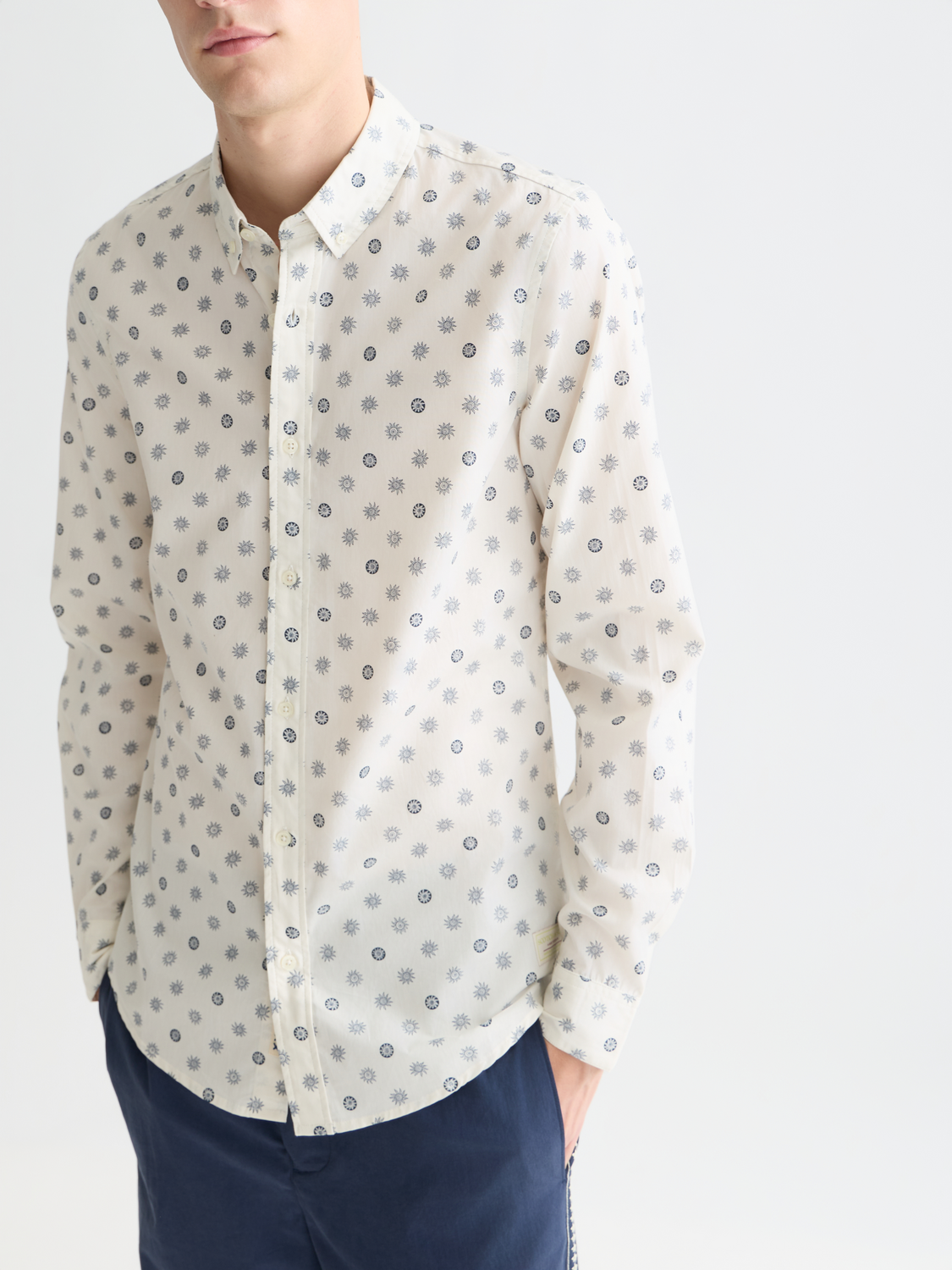 Printed poplin shirt - Scotch & Soda AU