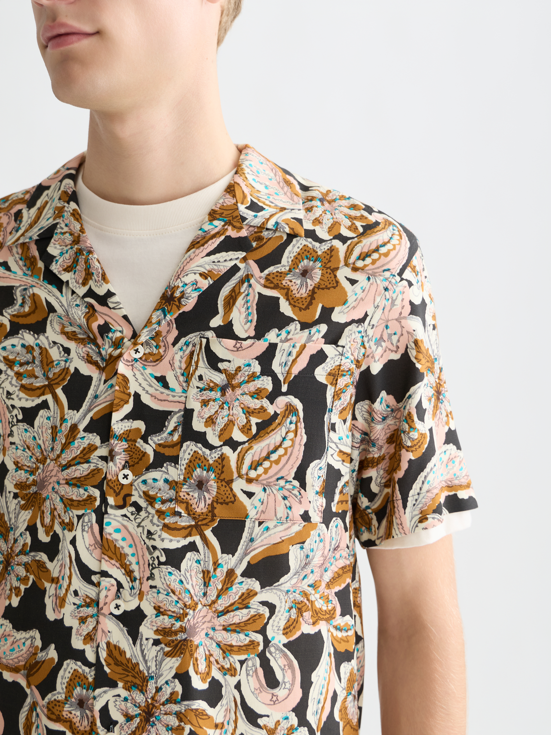 Printed short sleeved shirt - Scotch & Soda AU