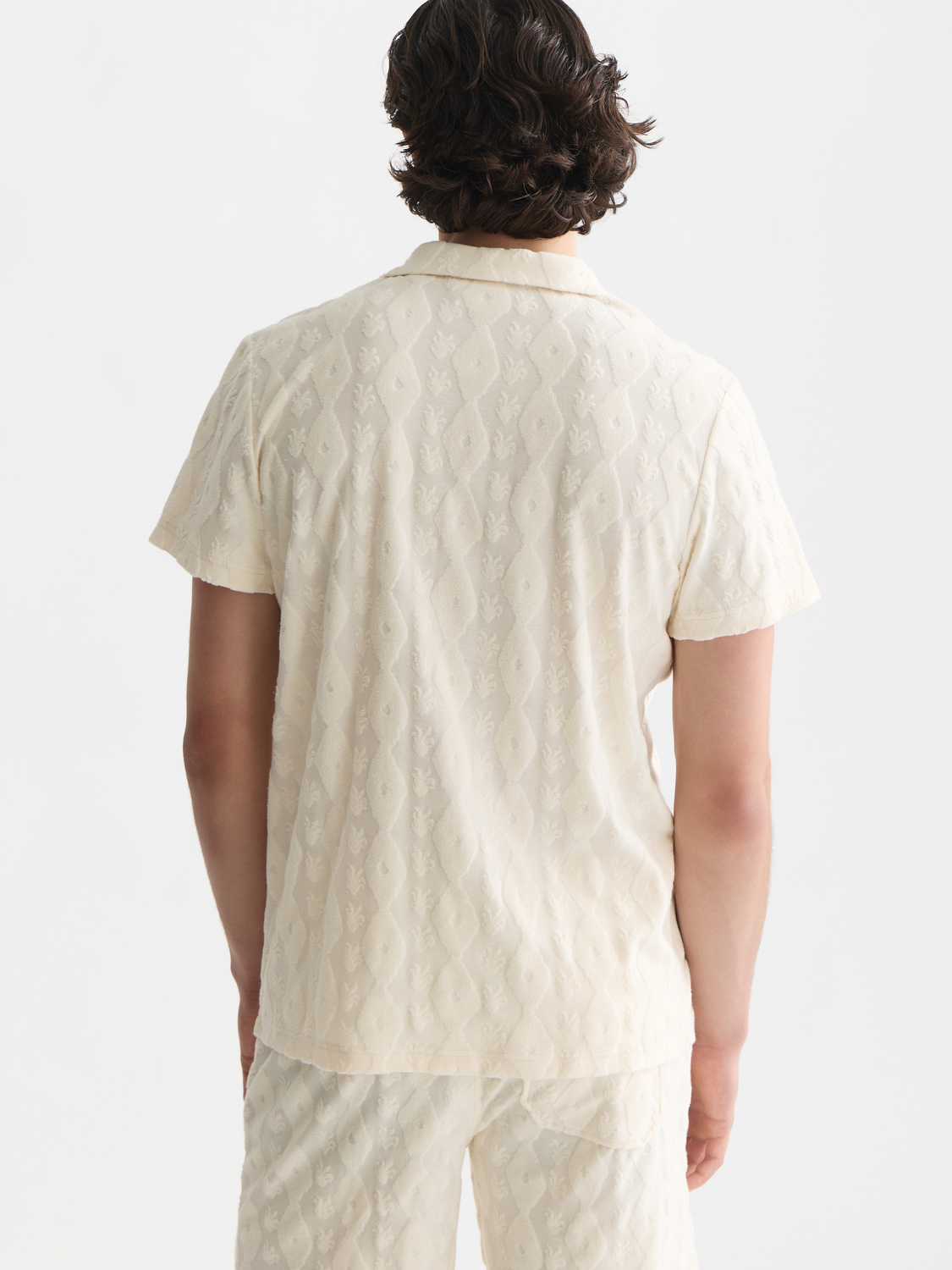 Terry jacquard short sleeved shirt - Scotch & Soda AU