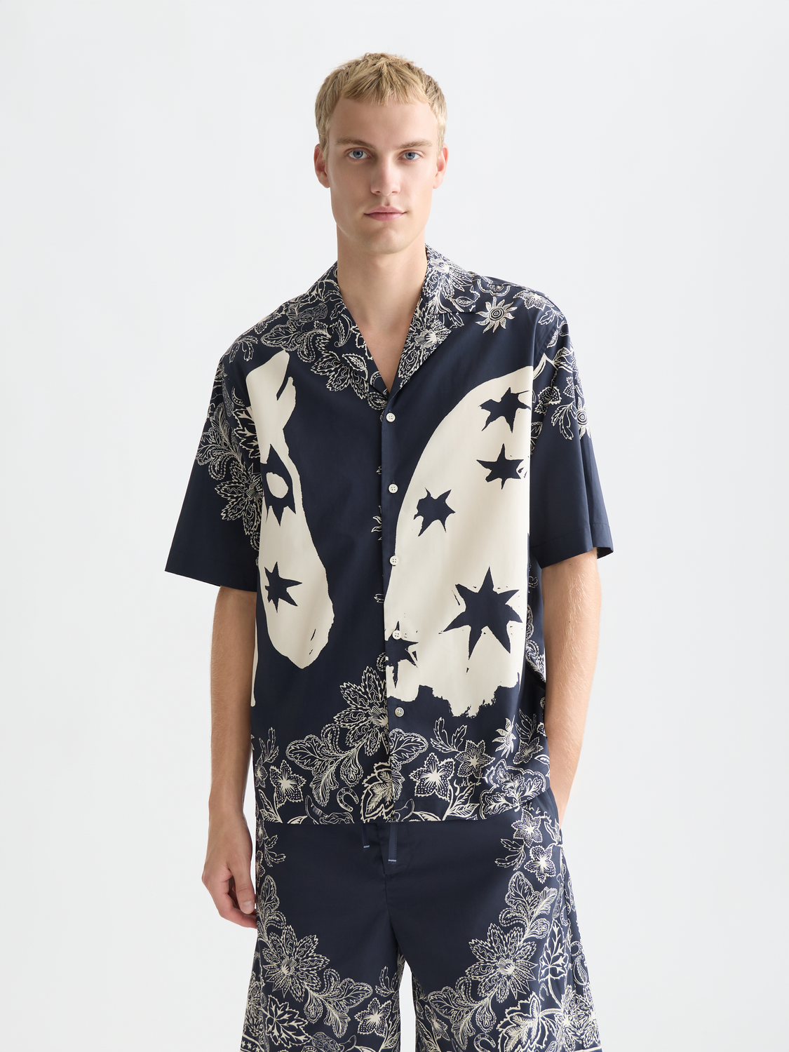 Printed short sleeved shirt - Scotch & Soda AU