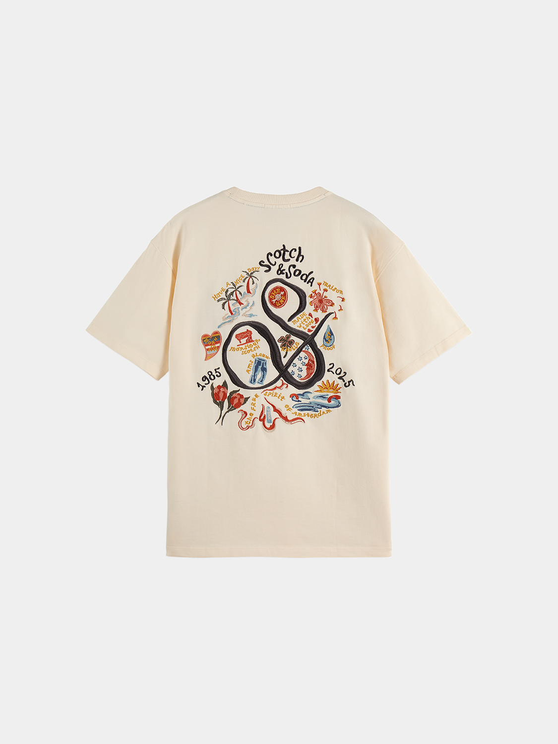 Embroidered t-shirt - Scotch & Soda AU