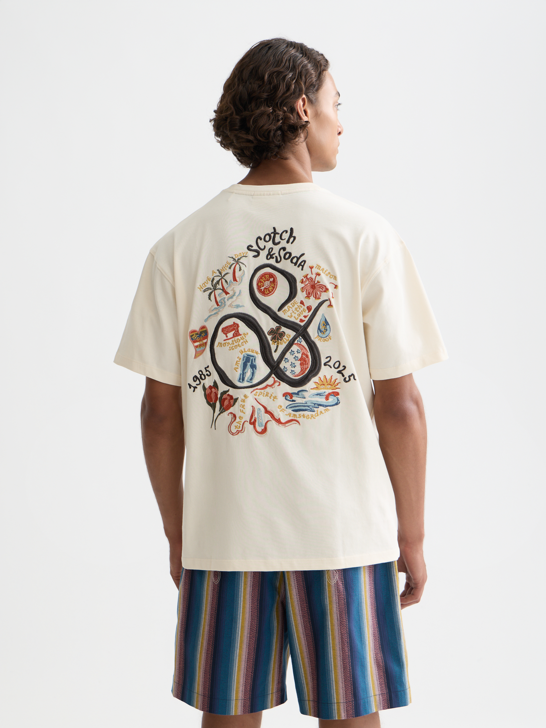 Embroidered t-shirt - Scotch & Soda AU