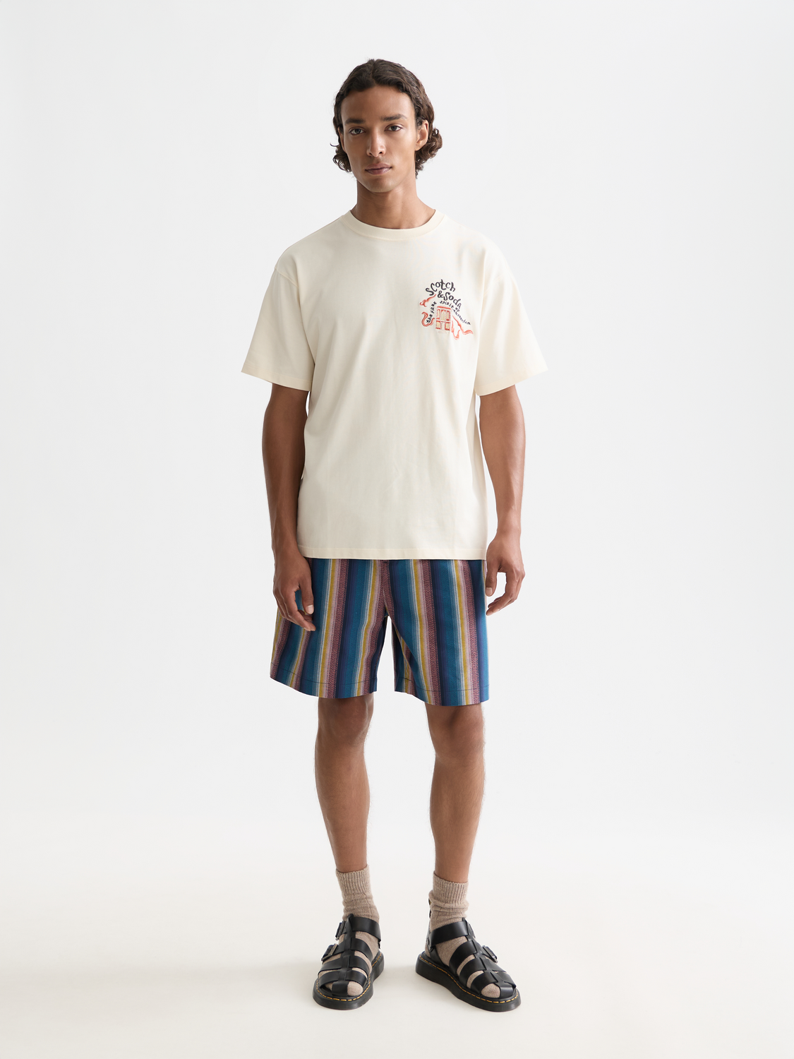 Embroidered t-shirt - Scotch & Soda AU