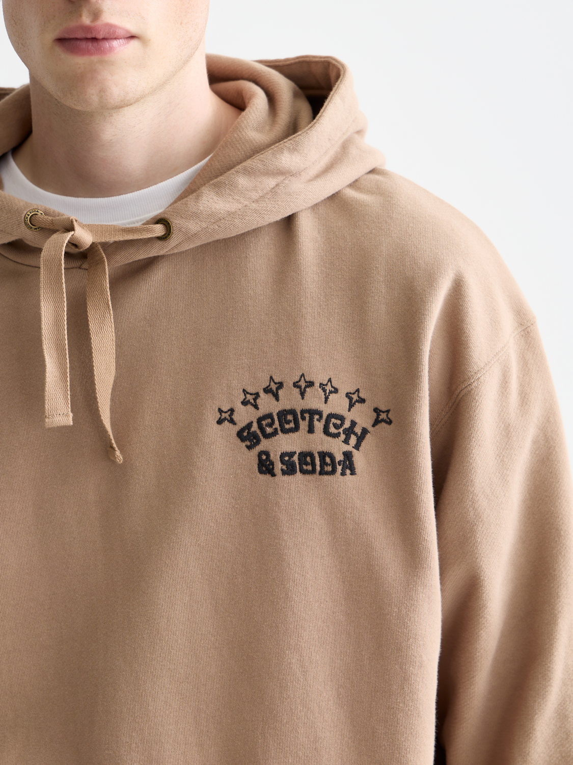 Embroidered hoodie - Scotch & Soda AU