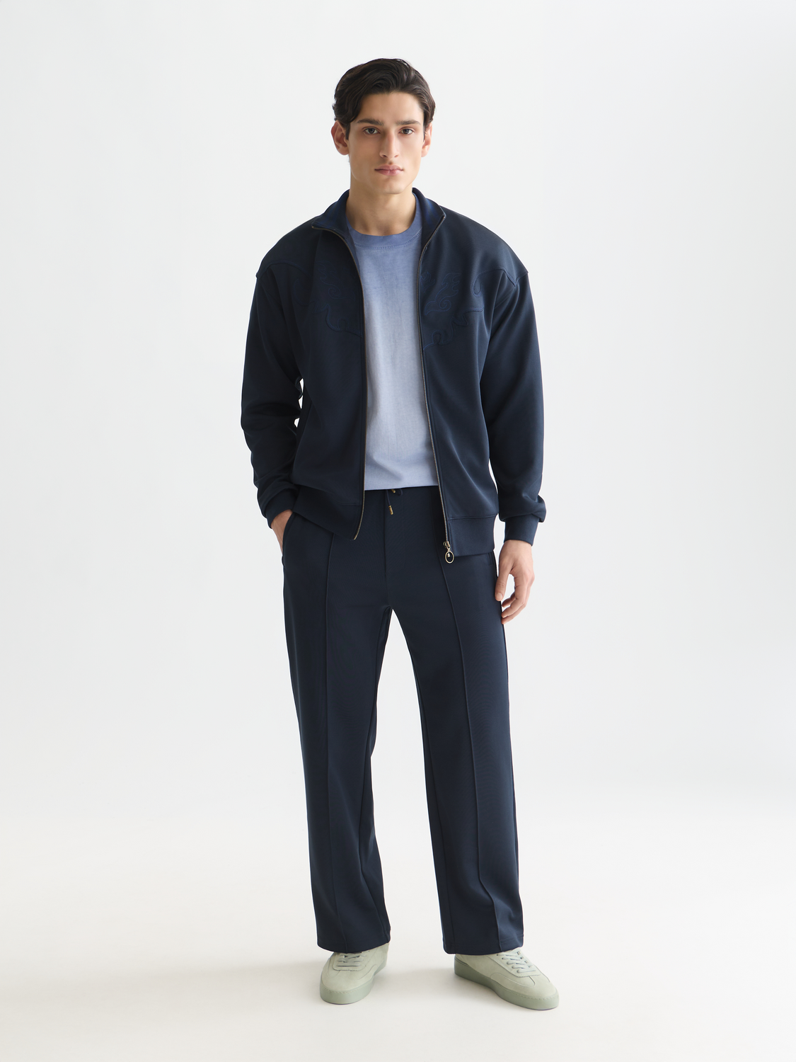 Interlock zip-through sweatshirt - Scotch & Soda AU