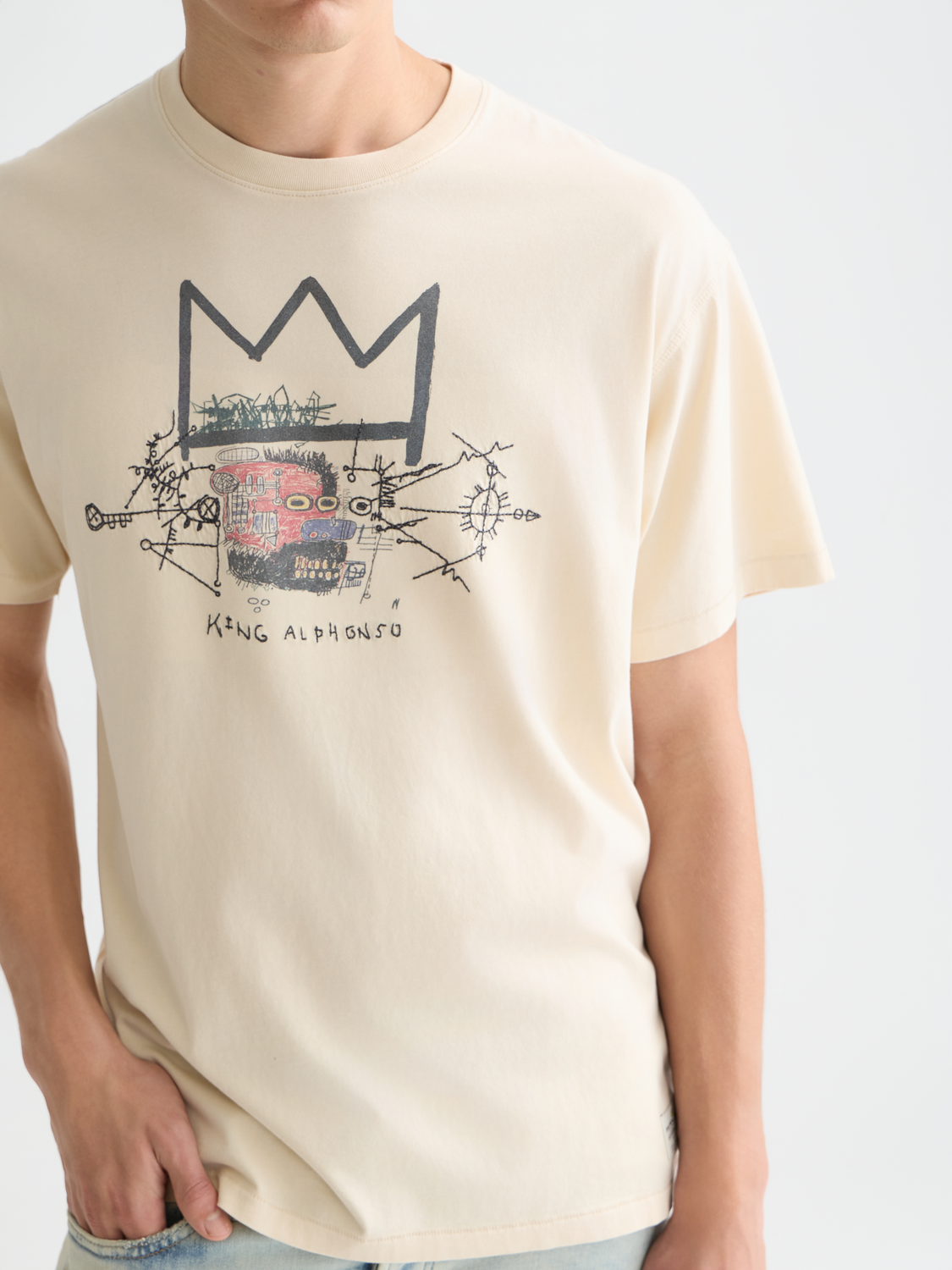 Basquiat relaxed fit  T-shirt - Scotch & Soda AU