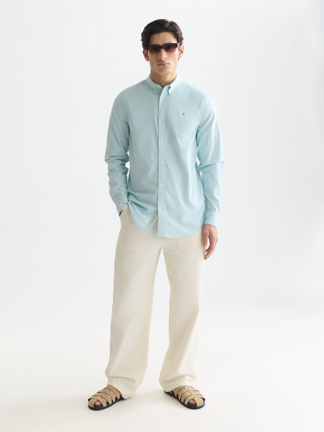 Striped oxford shirt - Scotch & Soda AU