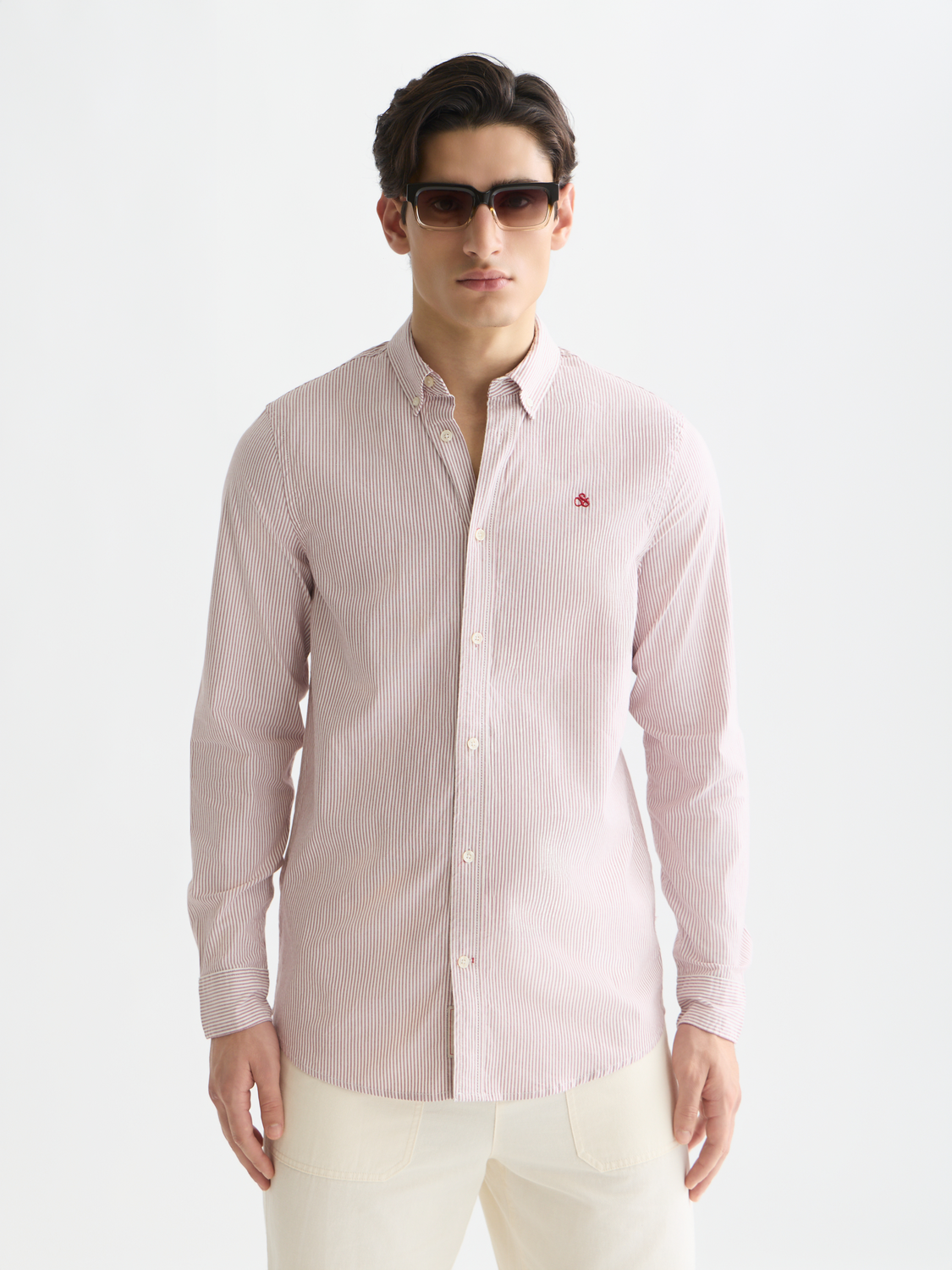 Striped oxford shirt - Scotch & Soda AU