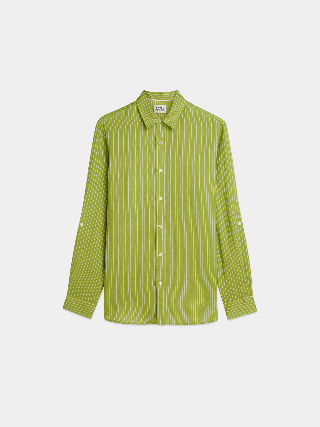 Striped linen shirt - Scotch & Soda AU