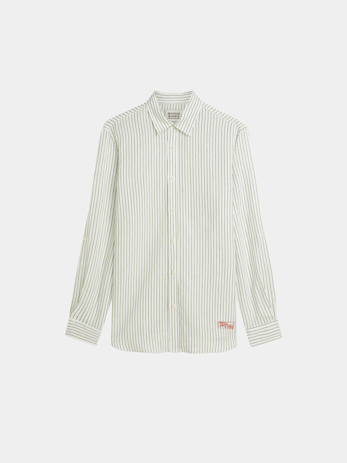 Striped linen shirt