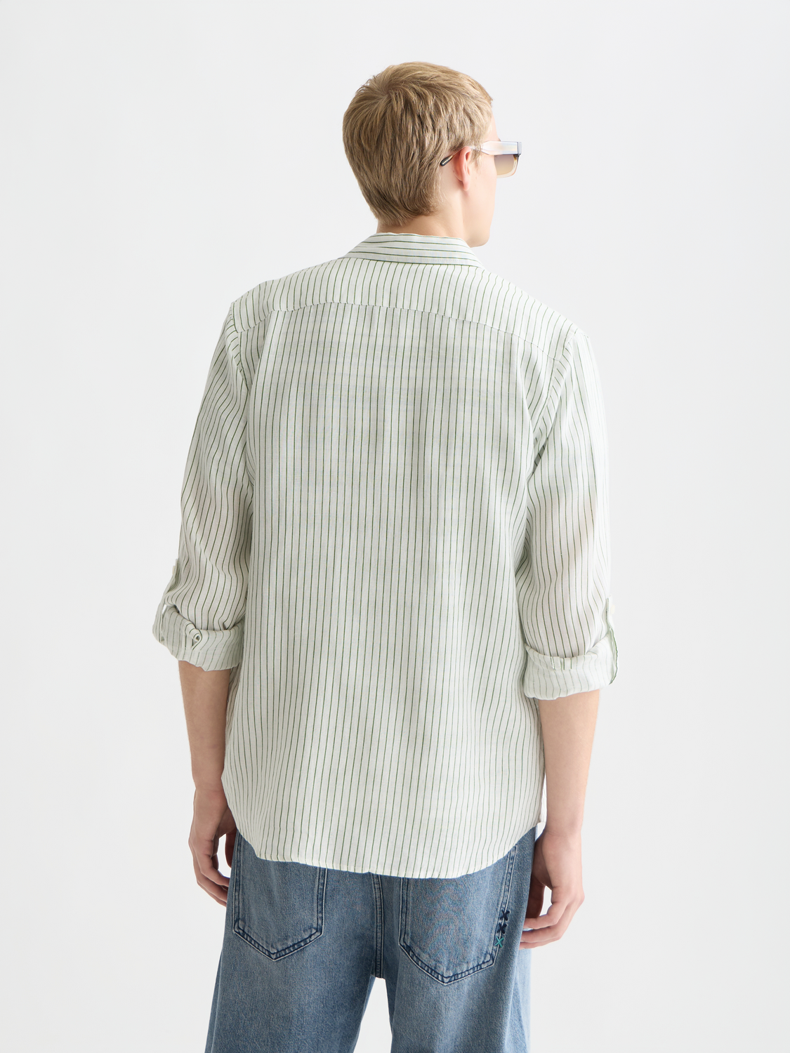Striped linen shirt