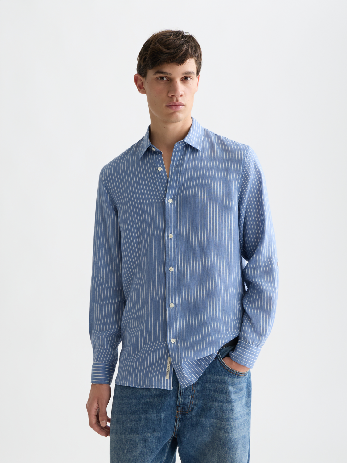 Striped linen shirt - Scotch & Soda AU