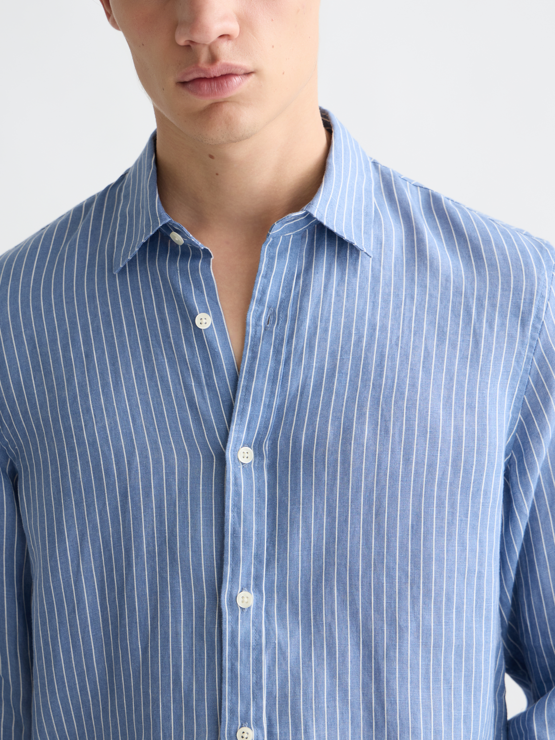 Striped linen shirt - Scotch & Soda AU