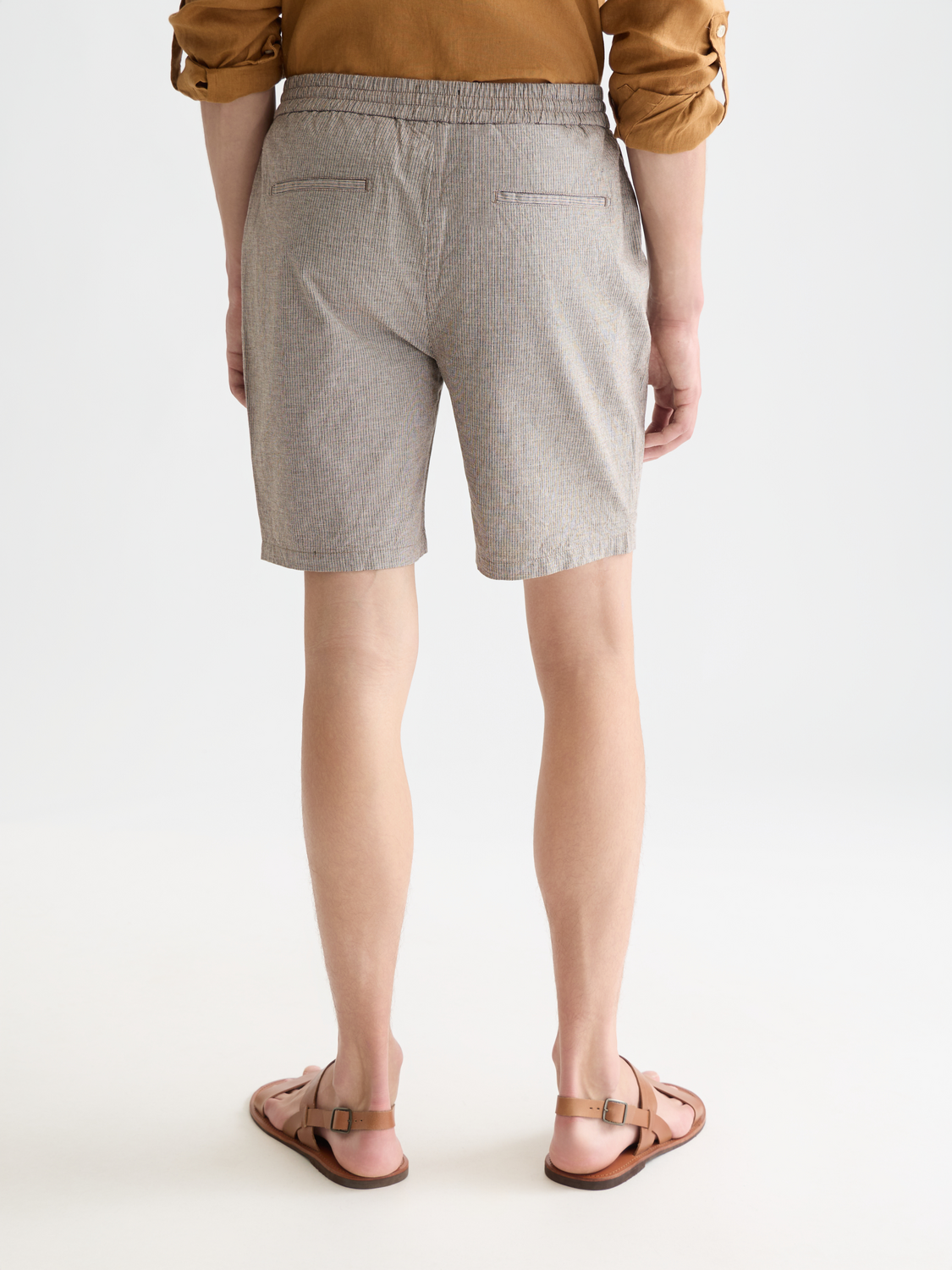 Fave cotton-linen shorts - Scotch & Soda AU