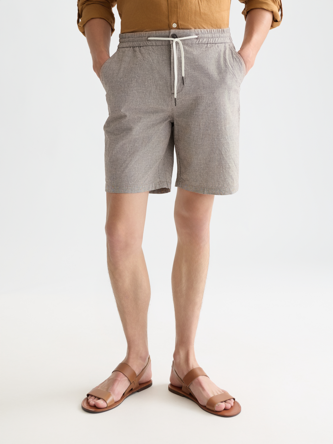Fave cotton-linen shorts - Scotch & Soda AU