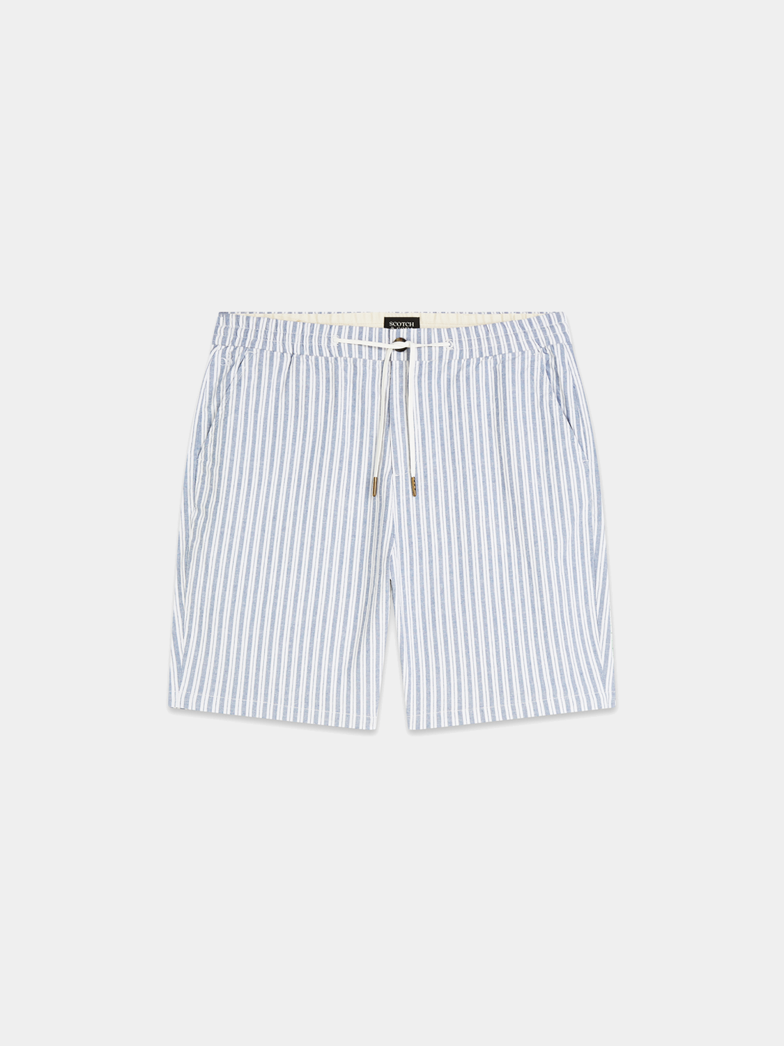Fave cotton-linen shorts - Scotch & Soda AU